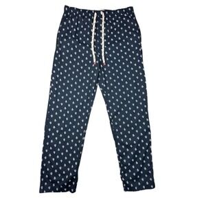 Original Penguin Pajama Pants Men's Large L All Over Penguin Print Cotton Sleep
